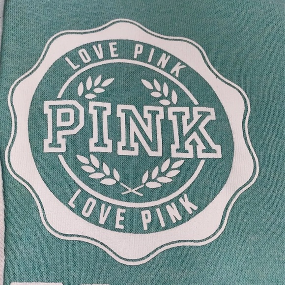 PINK Quarter Zip Hoodie, Medium - Picture 5 of 6